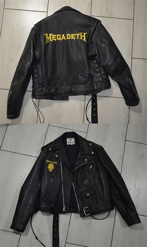 dave mustaine replica leather jacket|dave mustaine formerly of.